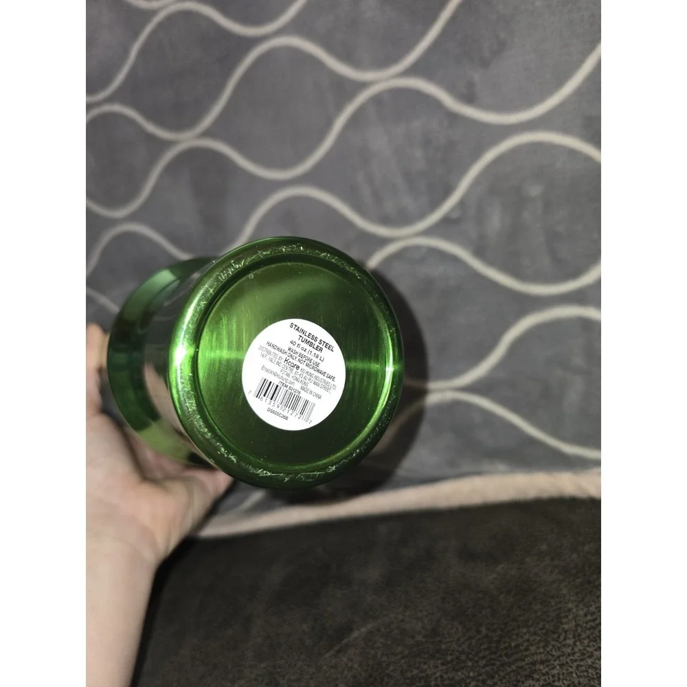The Nightmare Before Christmas Oogie Boogie Christmas 40 Oz.‎ Drink Tumbler New